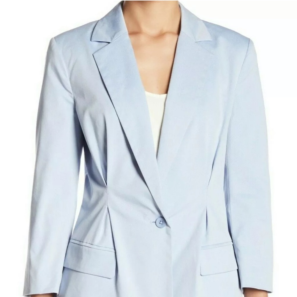 Joie Lian Jacket blazer linen 3/4 sleeve pleated